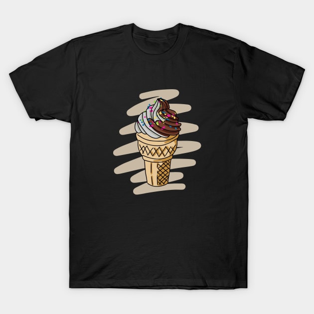 Ice Cream T-Shirt by BarnawiMT